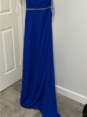 B. Smart Cobalt Blue Embellished Evening Dress size 3